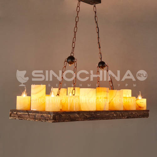 American Retro Industrial Style, Chandelier Candle Holders For Table